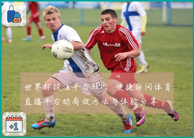 世界杯投注平台APP：便捷访问体育直播平台的有效方法与体验分享