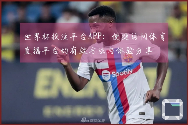 世界杯投注平台APP：便捷访问体育直播平台的有效方法与体验分享