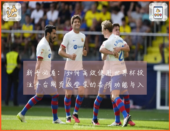 新手必看：如何高效使用世界杯投注平台网页版登录的各项功能与入口指南